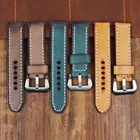 Ремешок из натуральной кожи для мужских часов, 18202224 мм