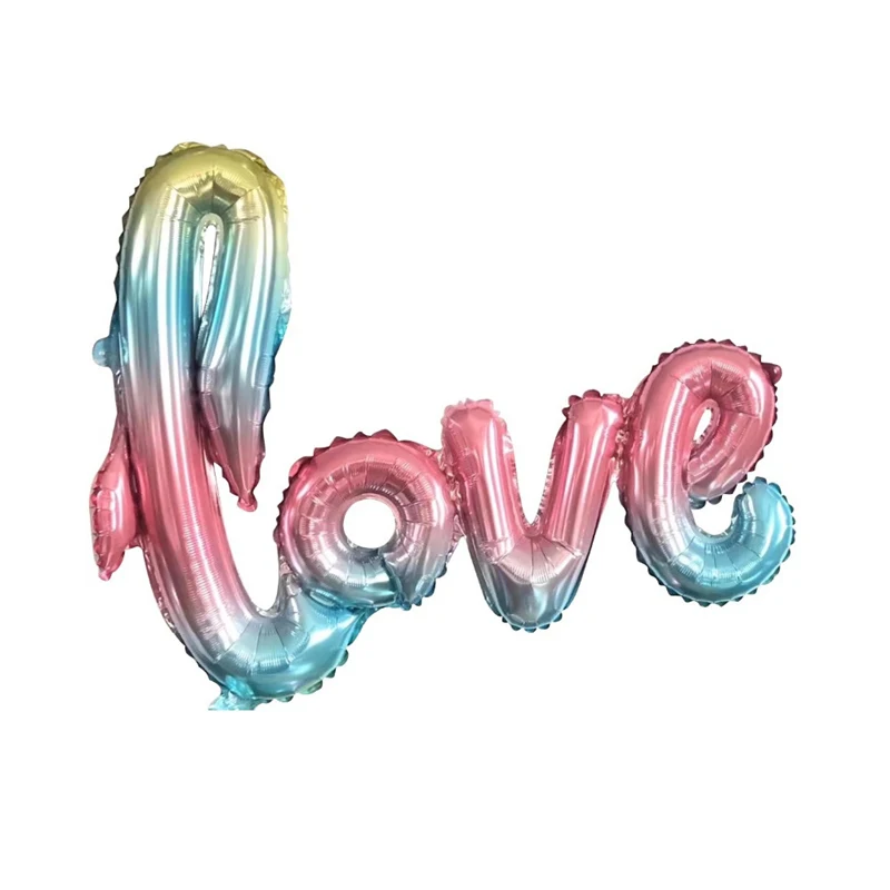 1 шт. Свадебные Надувные шары из алюминиевой фольги для невесты и жениха