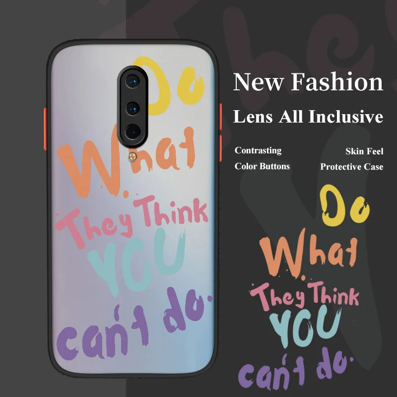 

Colored Letters Liquid Silicone Case For Oneplus 9 8 7 pro 8T 7T 7T Pro Camera Lens Protection Shockproof Soft Phone Cover Case