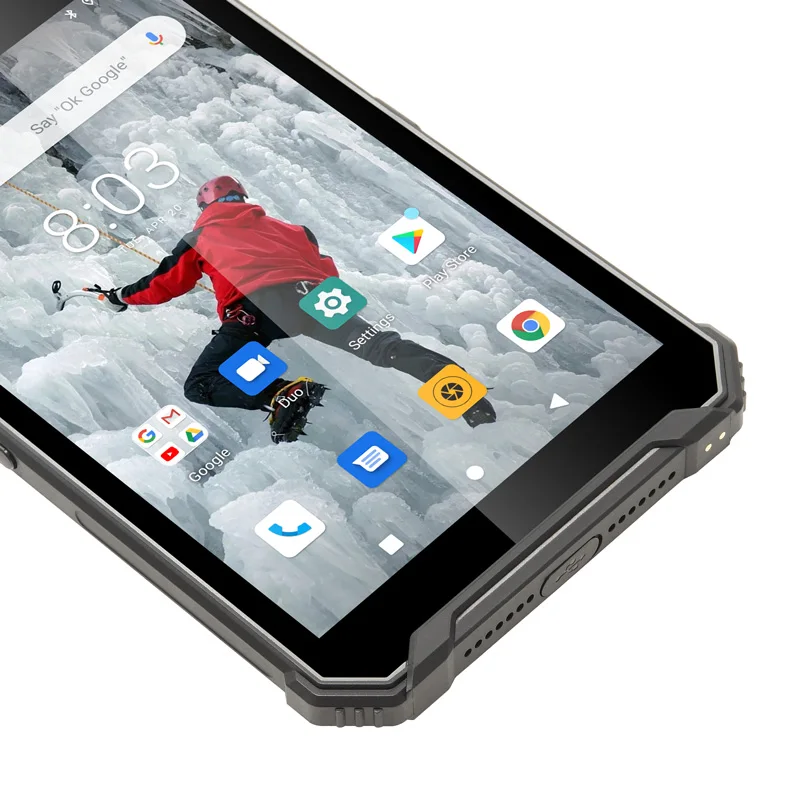 UNIWA T83 Водонепроницаемый Android 10 0 мобильный телефон планшет 8 дюймов 12000 мАч 6 RAM 128 Гб