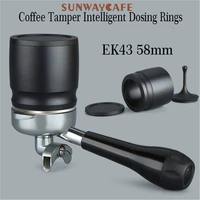 funnel portafilter for 58mm coffee tamper aluminum intelligent dosing ring brewing bowl coffee powder for espresso barista
