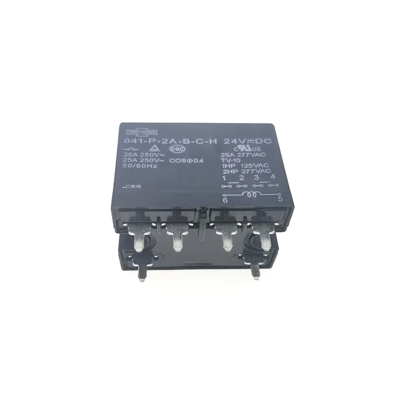 ГОРЯЧАЯ НОВОЕ реле 841-P-2A-B-C-H-24VDC 841-P-2A-B-C-H 24VDC 841-P-2A 841P2A-H DC24V 24V 25A 250V 277VAC 6PIN