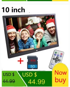 Новинка, 10 дюймов, Экран светодиодный Подсветка HD 1024*600 цифровая фоторамка электронный альбом для фотографий Музыка Фильмы Функция, хороший подарок для ребенка