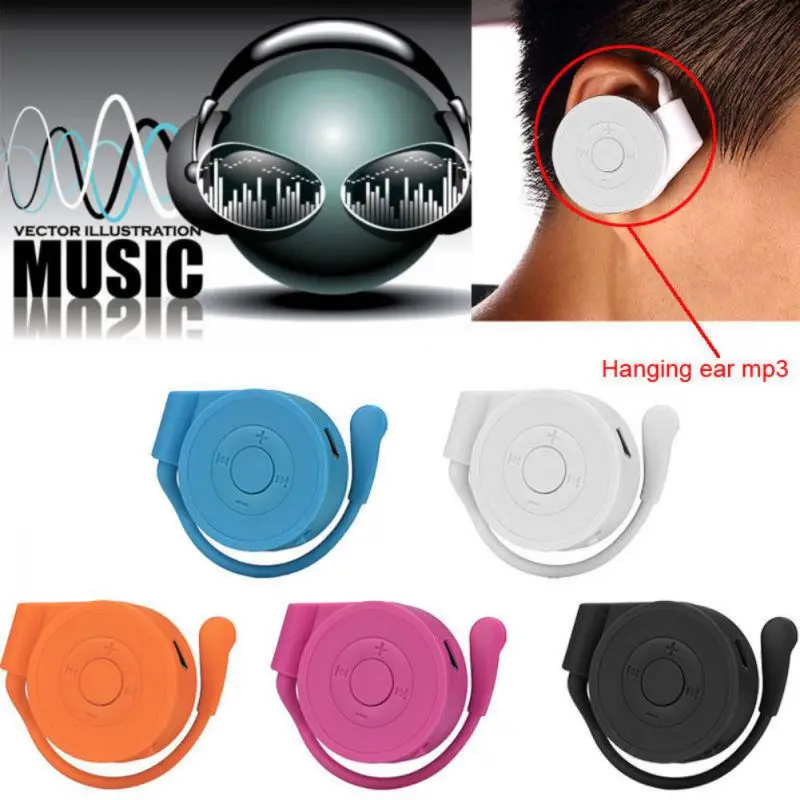 Портативный mp3 плеер подвесной мини Музыкальный USB с TF кардридером для бега и
