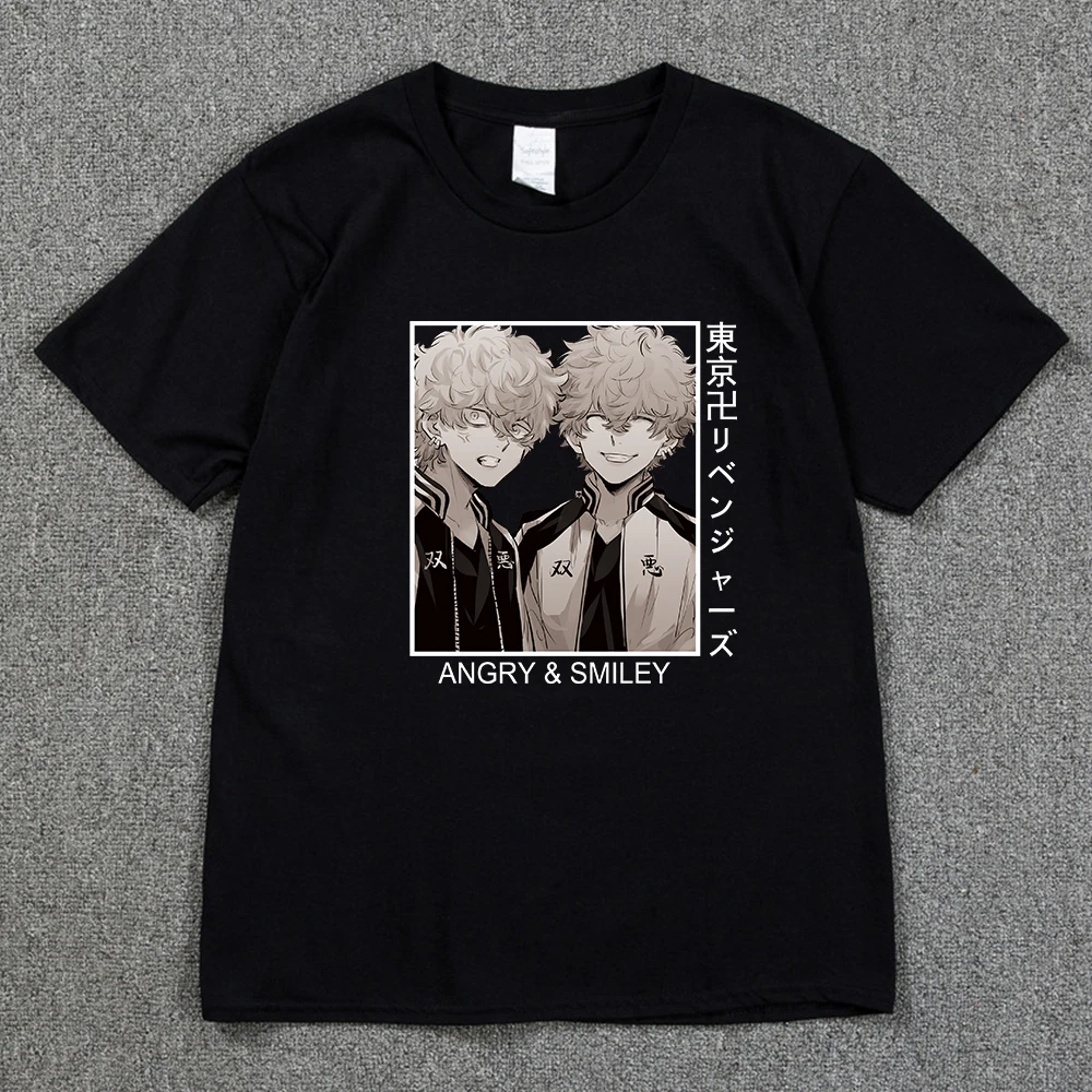 Футболка Kawata Brother с принтом Токио топ круглым вырезом и манги Повседневная летняя