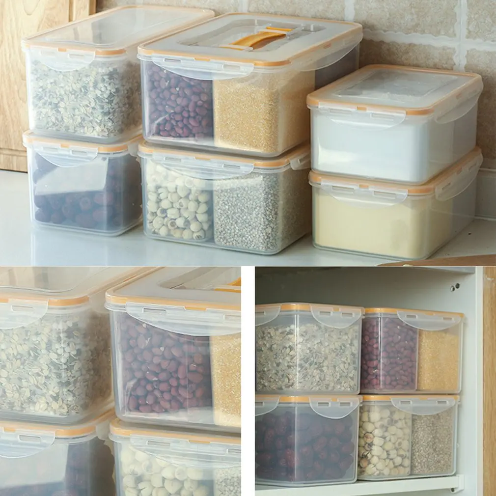 

Refrigerator Food Storage Containers With Lid Kitchen Separate Freezer Seal Bin For Vegetable Fruit Meat Fresh Box Organizer