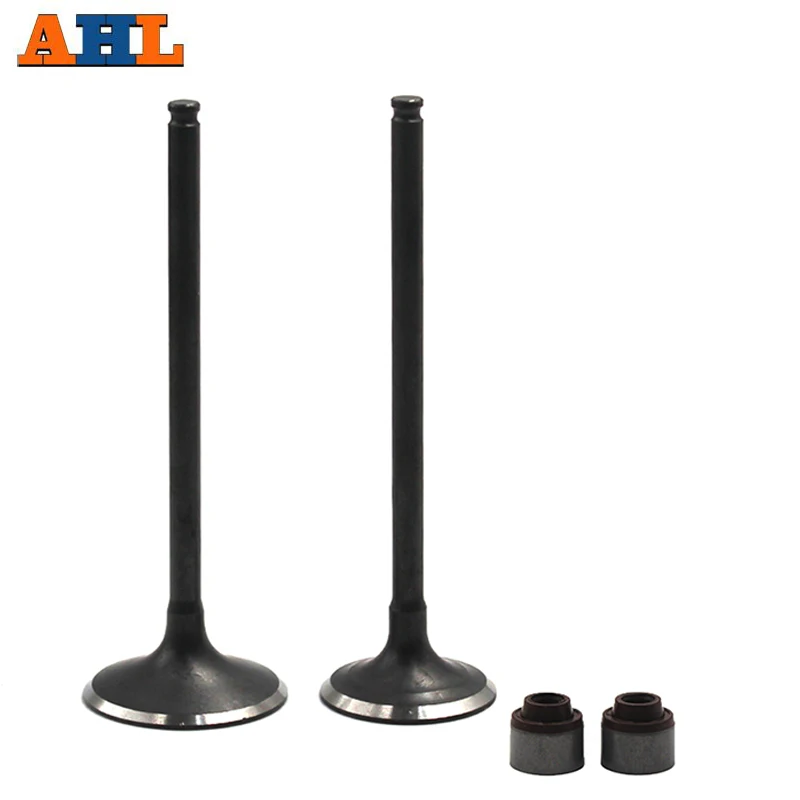 AHL 1 пара впускной и выпускной клапан для мотоцикла Kawasaki KLX250 1992 2015 KLX300 BR250 Z250SL BX250