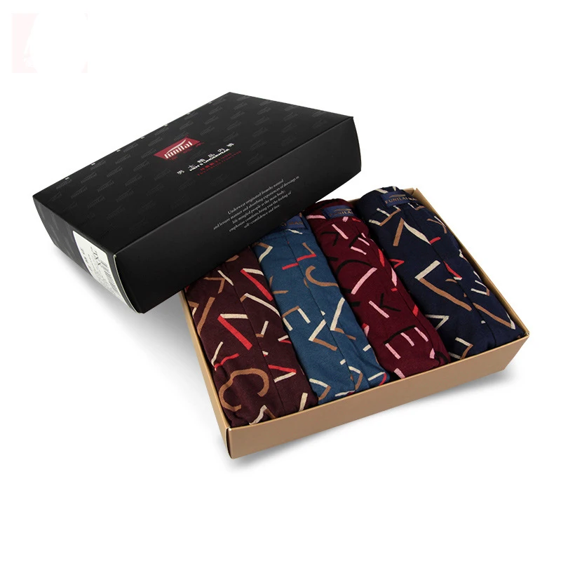 4 шт \ широкий выбор боксеров Мужское нижнее белье мужские трусы боксеры из модала