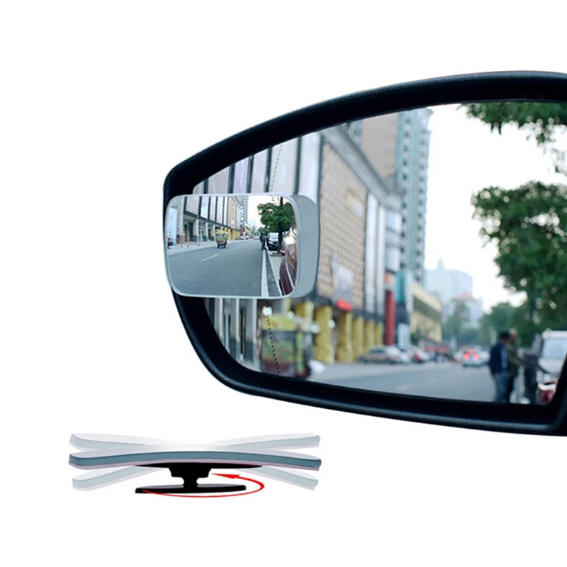 

New 1 Pcs Universal Auto Car 360 Degree Wide Angle Convex Rear Side View Blind Spot Mirror