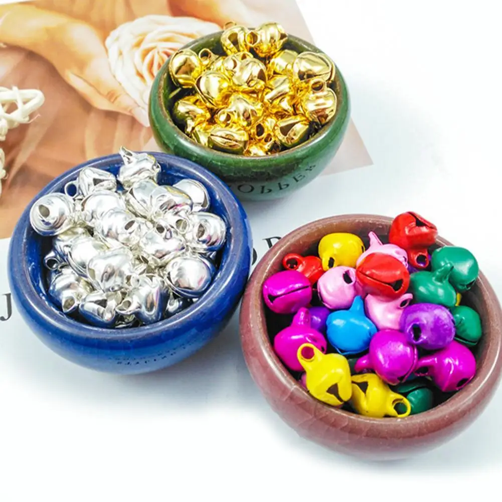 Износостойкие 100 шт. прочные подвесные украшения рождественские колокольчики