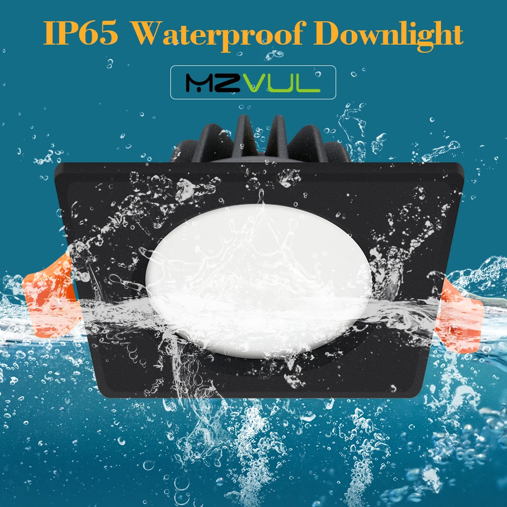 Водонепроницаемый светодиодный потолочный светильник 15 Вт 12 7 5 IP65 110 В