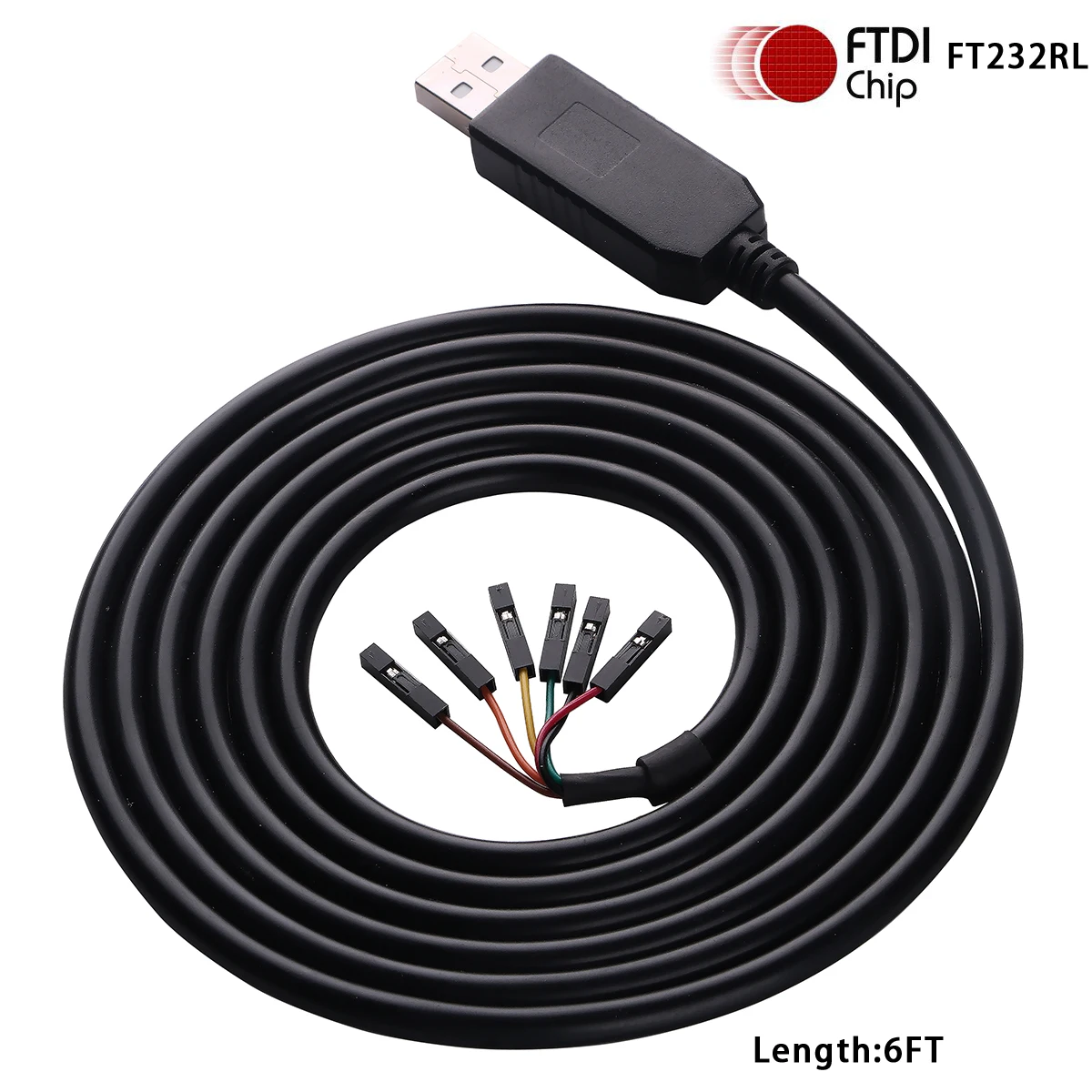 Преобразователь последовательный TTL-232R TTL на USB чип FTDI UART 3 в 5 адаптер уровня EEPROM