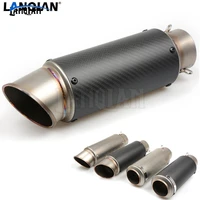 for yamaha wr450f wr250r wr250x wr450 serow 225 250 300 universal motorcycle carbon fiber exhaust pipe gp escape exhaust muffler