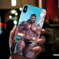 hard mobile back cover strong mens physique phone case for iphone xs 11 pro max 12 13 mini xr 10 x se 2020 5 6 6s 7 8 plus shell