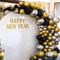 1 set chrome balloon garland arch kit merry christmas globes xmas decors for home navidad decorations happy new year 2022