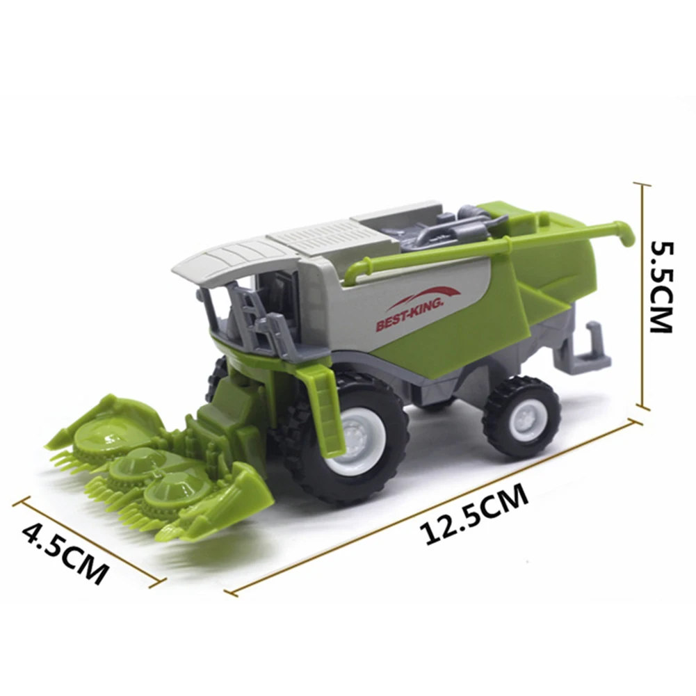 

All Farm Tractor Set Great Play Collection Toy,Diecast Metal Vehicle Car Model with Plastic Part,Crop Cutter Sprayer Power Plant