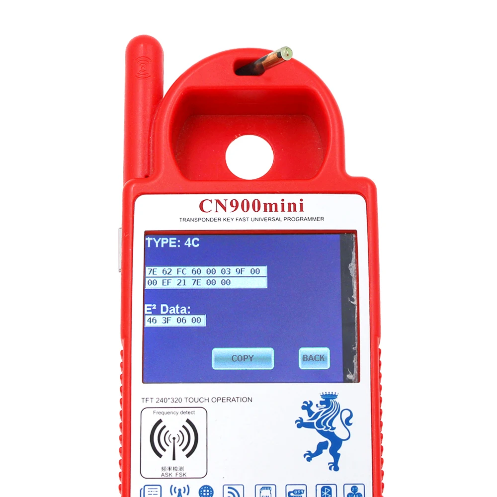 Автомобильный ключ ID4C большой стеклянный чип (после рынка) ID 4C для Ford Toyota Mazda|Ключ