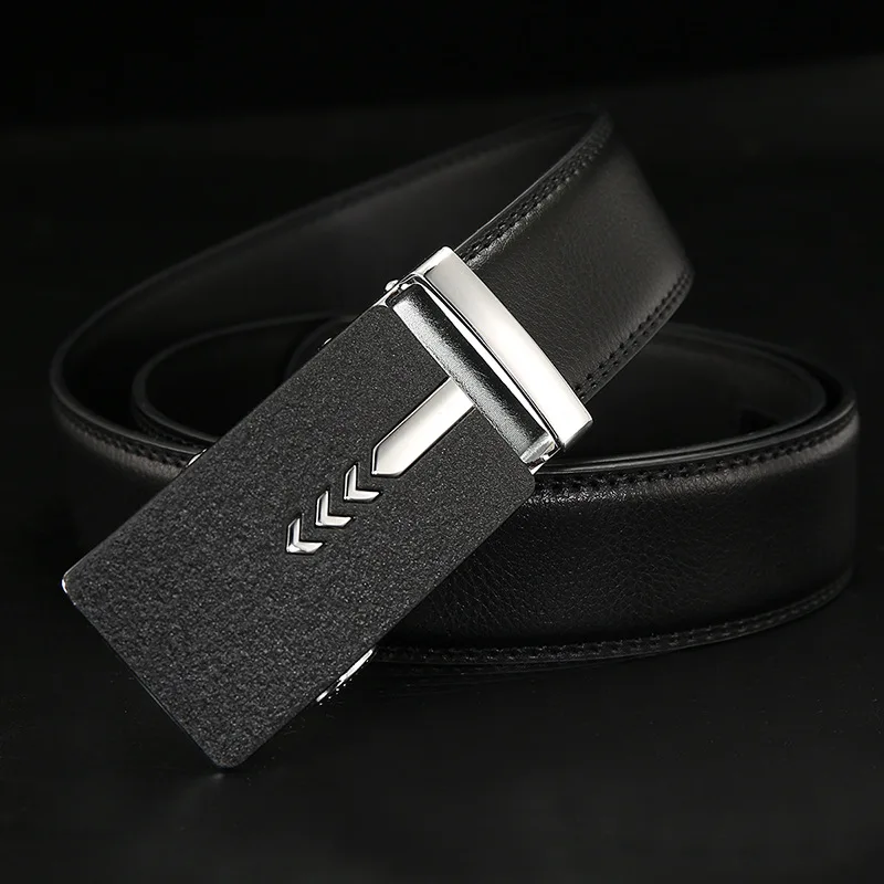 

2022 New Men's Designer Luxury Brand Alloy Automatic Buckle Belt Business Casual Men's Leather Belt Regalos Para Hombre