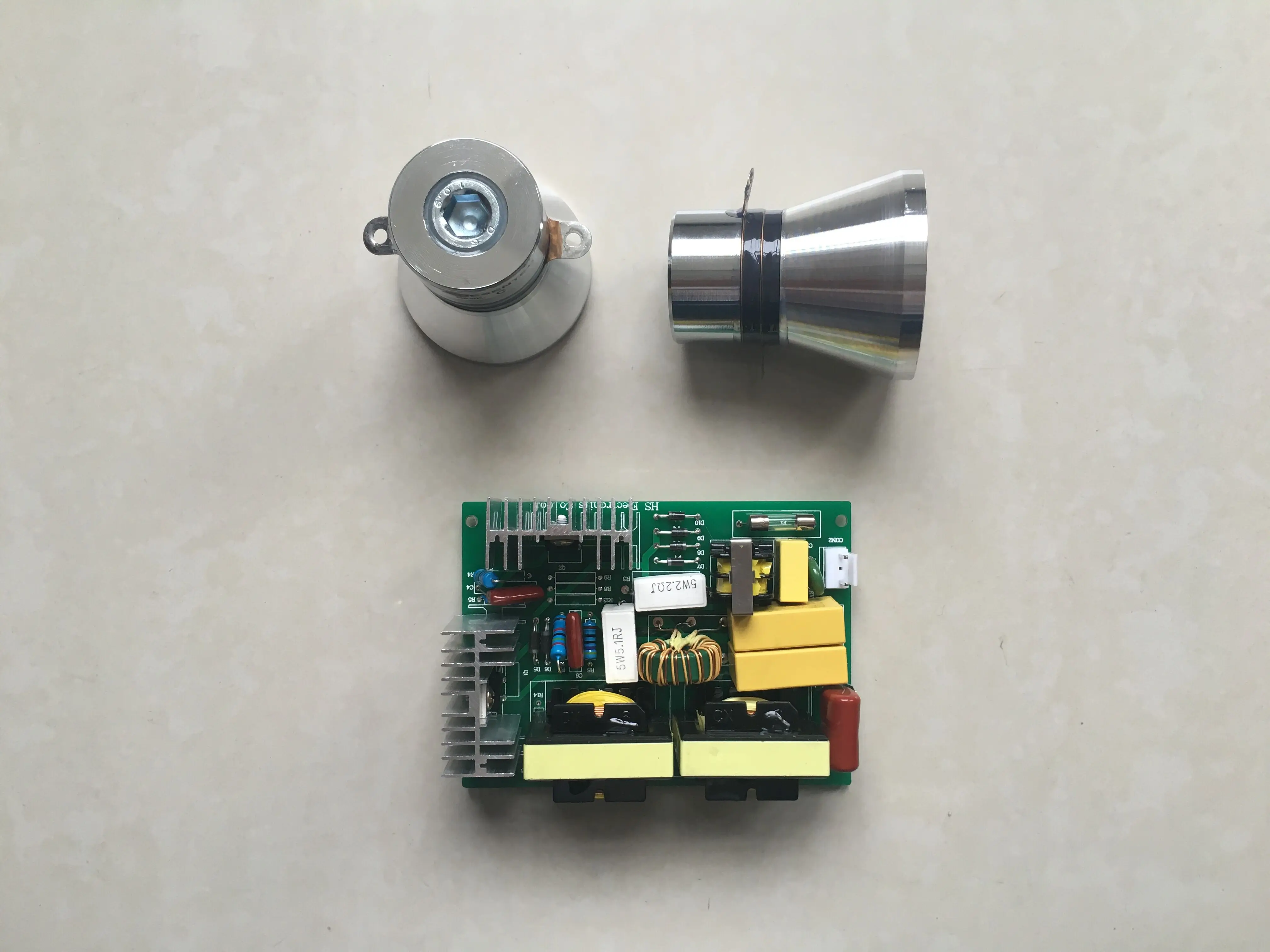 The main board of the ultrasonic cleaner is 120W high power PCB driver board. | Counters