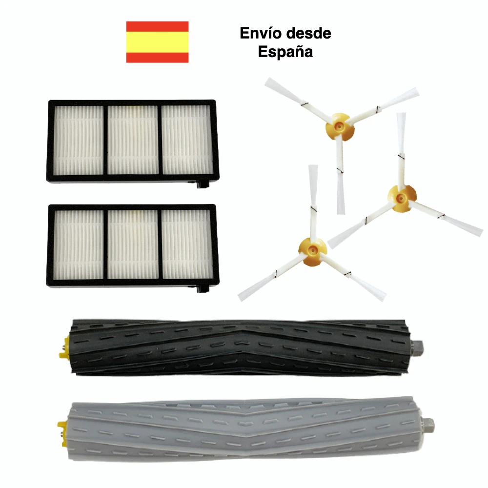 

Spare parts compatible with Roomba vacuum cleaner series 800 and 900 filter brushes