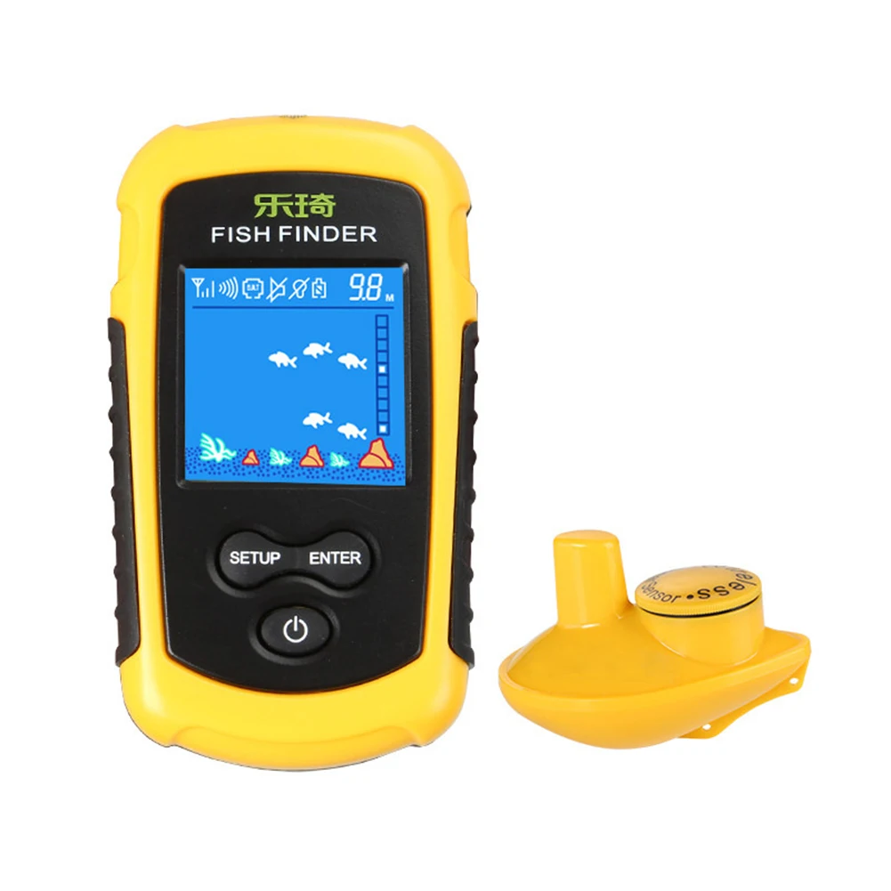

Портативный рыболовный эхолот, 100 м
