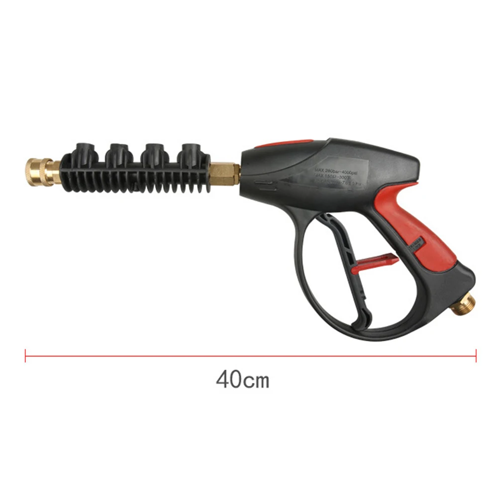 

Multifunctional Tips Washing Pressure Washer Tool 4000psi Copper Spray Nozzle Cleaning Lawn Garden Auto Water Jet Home Car Wash