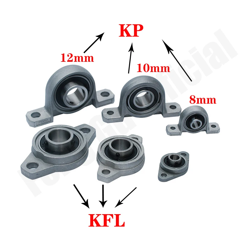 KFL08 KP08 KFL000 KP000 KFL001 KP001 Опора стержня подшипника Сферический ролик из цинкового
