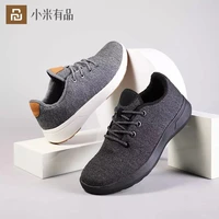 2021 youpin warm sports shoes wool snow boots waterproof lightweight knitted stretch mens sneaker winter non slip casual shoes