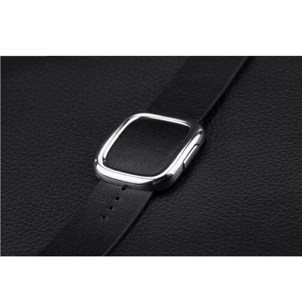 Современный ремешок с пряжкой для Apple Watch band 5 4 3 iwatch band 44 мм/40 мм 42 мм/38 мм correa кожаный браслет часы аксессуары