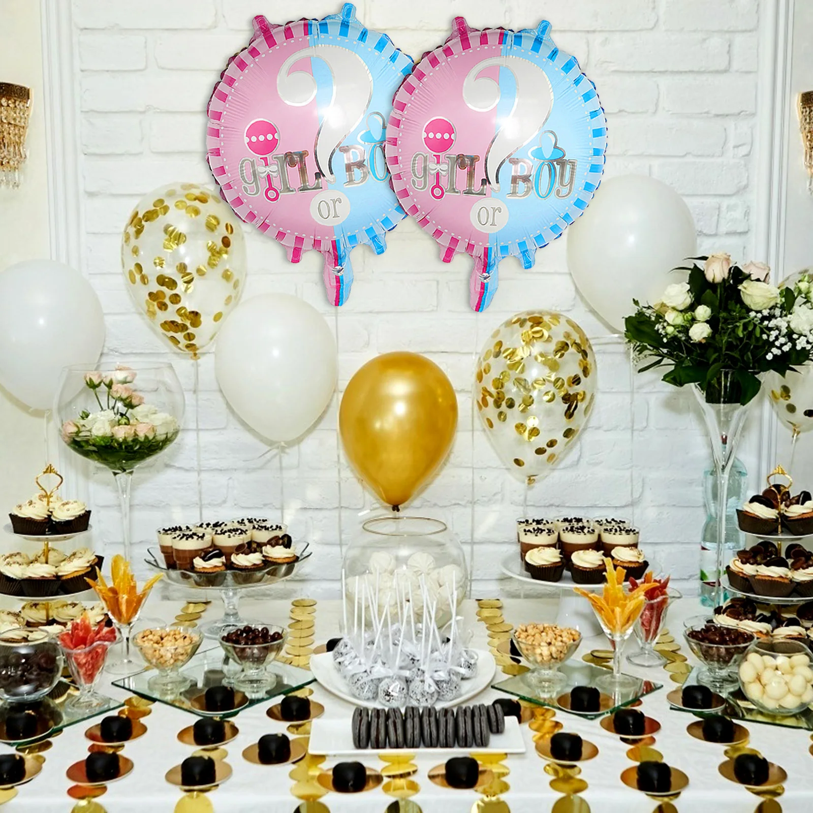 Воздушный шар из фольги для вечеринки в честь будущей матери латексный мальчиков