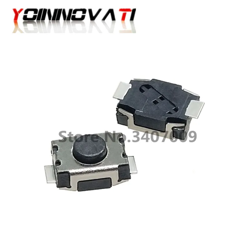 Фото Тактовый переключатель 3*4*2 мм 100 шт. черепахи SMD 2 контакта мини-кнопки Тактовый переключатель 3*4*2 мм 100 шт. черепахи SMD 2 контакта мини-кнопки