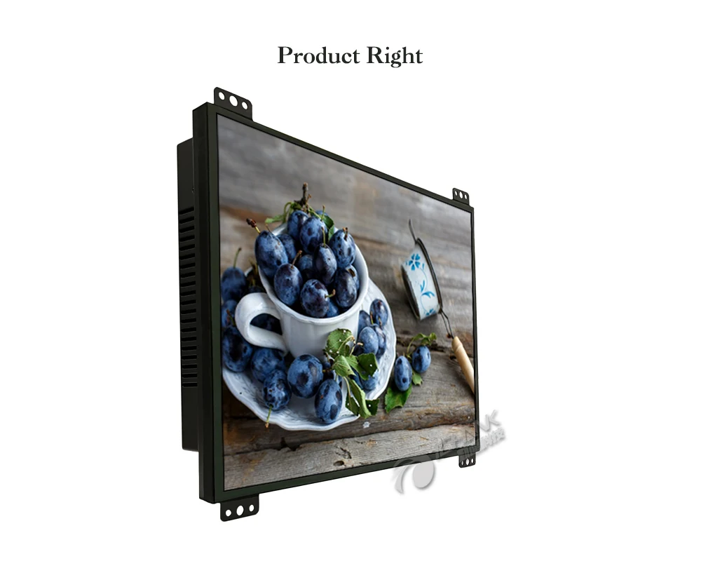 K120TN-DV2/12," дюймовый 1024x768 4:3 металлический корпус открытая рамка DVI монитор/12" VGA встроенный питание на загрузке ЖК-экран дисплей монитор