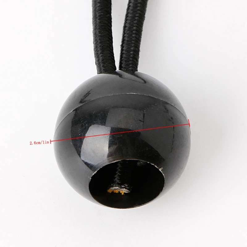 

10pcs Flag Pole Clip Ball Bungee Cord Ties Rope Attach Windsocks Flags To Poles