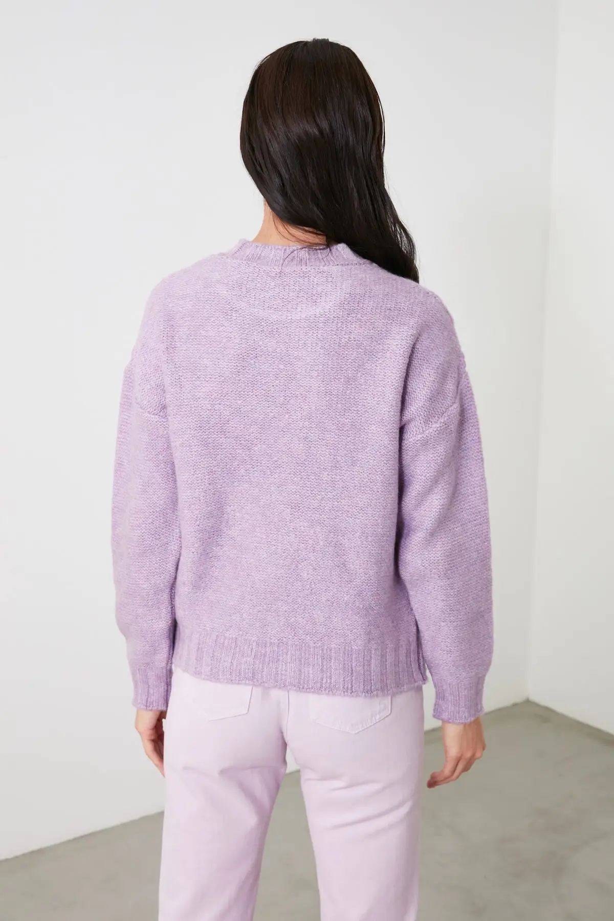 

Trendyol Mesh Detailed Knitwear Sweater TWOAW21KZ2593