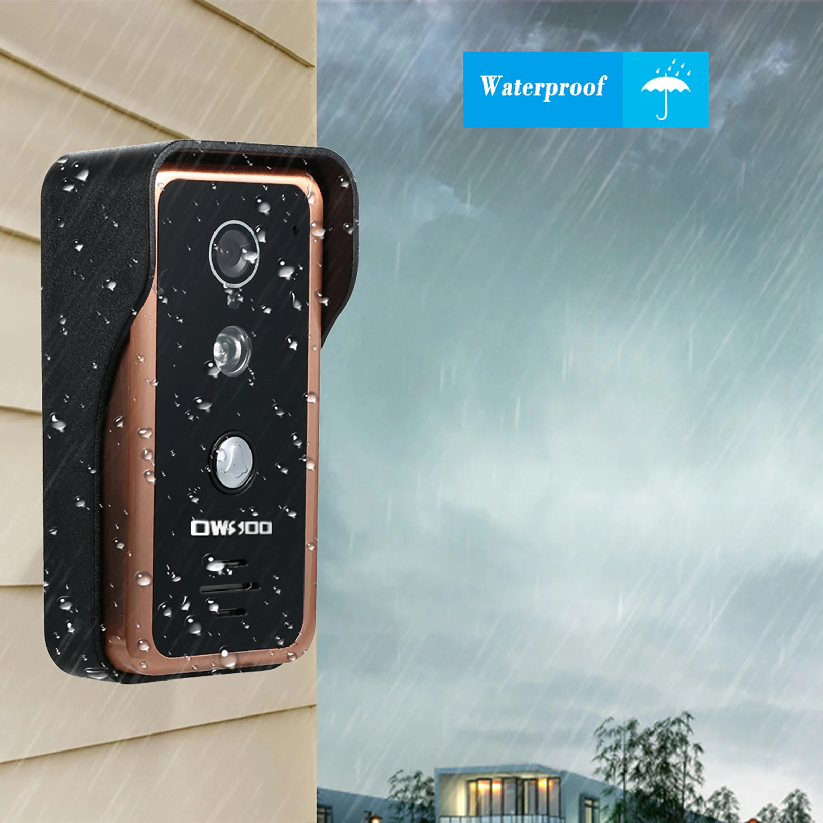 OWSOO 9 дюймов монитор проводной WIFI видео дверной звонок Домофон система входа с