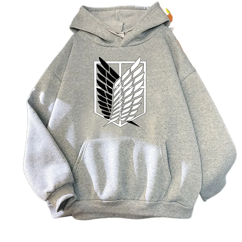 

Hot Attack Titan Graphic Anime Hoodie Winter 2021 Female Goth Attack Titan Pink Kawaii Full Sweatshirt Ladies