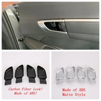 inner door pull doorknob handle hand clasping bowl cover trim fit for hyundai sonata 10th 2020 2022 accessories interior abs