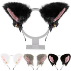 Женская повязка на голову с бантом и колокольчиками для косплевечерние Лолиты, аксессуары для волос