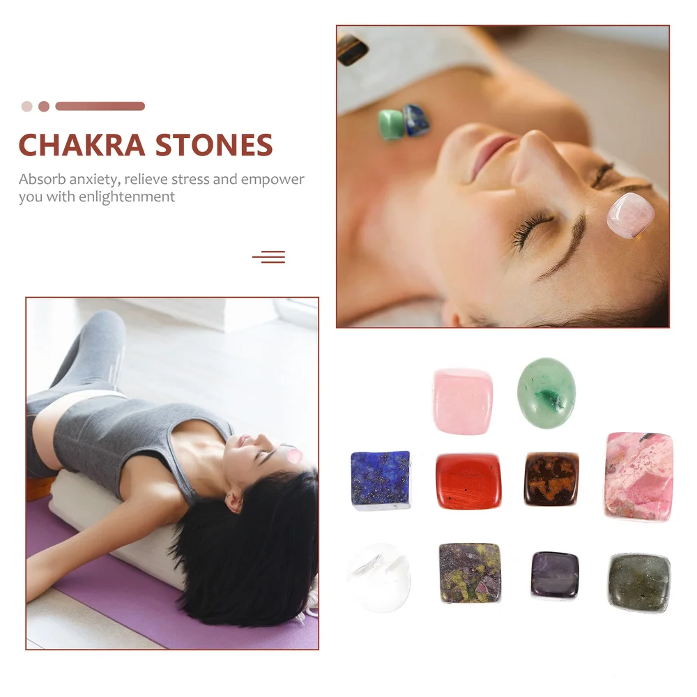 

1 Set Powerful Chakra Stones Crystal Therapy Set Practical Healing Stones