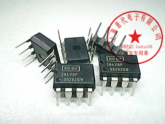 

INA118P, DIP-8