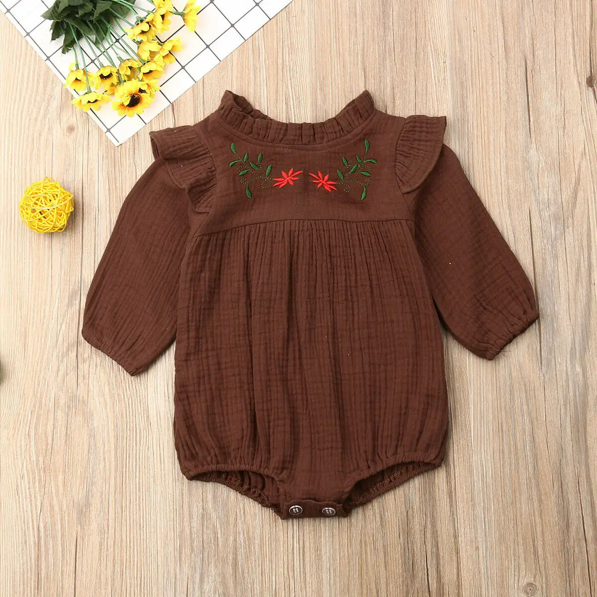 Одежда для новорожденных мальчиков и девочек на весну осень комбинезон с