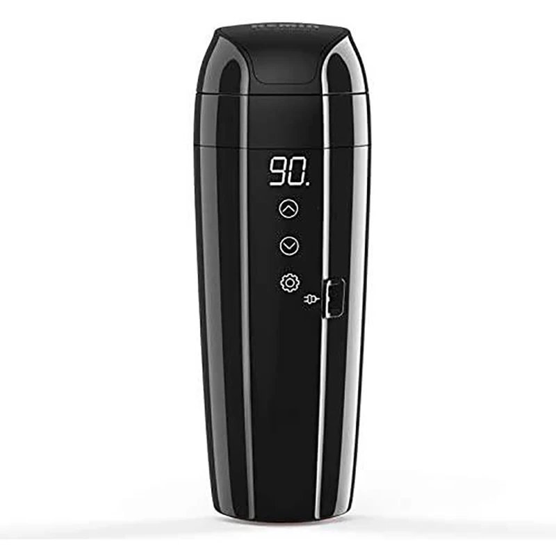 

12 В 350 мл 70 Вт Автомобильная дорожная грелка с крышкой от протекания, портативная дорожная чашка для кофе с регулируемой температурой G350