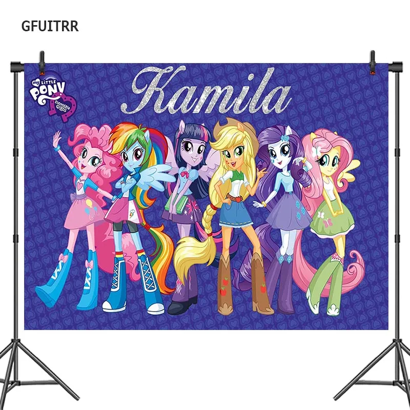 GFUITRR мультфильма Мой Маленький Пони фон для фотосъемки новорожденных День