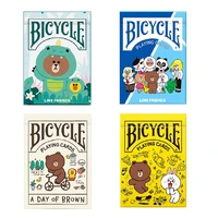 bicycle line friends playing cards cute cartoon deck uspcc collectable poker magic card games magic tricks props for magician