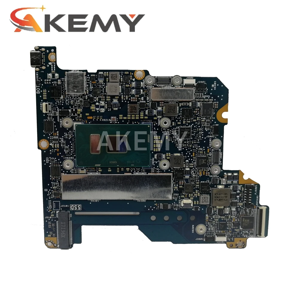 Billig Akemy UX390UAK Motherboard Für ASUS UX390U UX390UA UX390UAK Laotop Mainboard Mit I7-7500 CPU 8G RAM