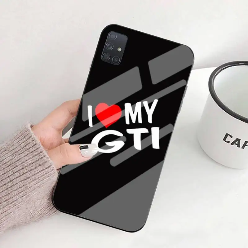 

Phone Case For Samsung S6 7edge 8 9 10e 20plus S20 Ultra Note8 9 10pro A72018 Tempered Glass German Sports Car GTI