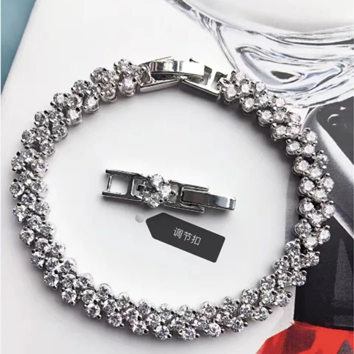 Новинка модный винтажный браслет в римском стиле от Swarovski с кристаллами для
