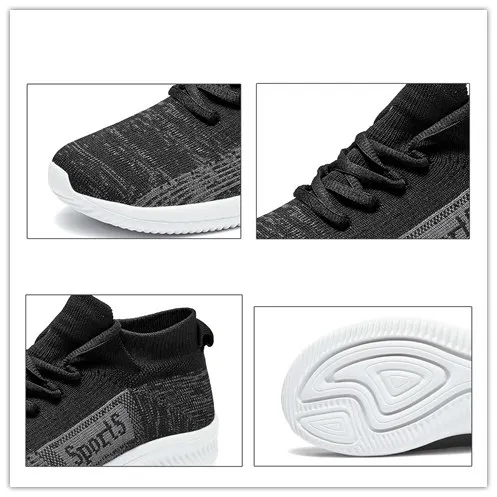 Кроссовки-носки мужские легсветильник сетчатые дышащие без шнуровки удобные