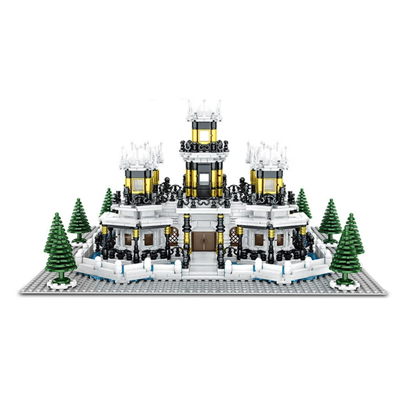 

2587Pcs City Street View Educational Building Blocks DIY Toys For Kids Girls Birthday Gift 608003 Ancient Chinese Palace Model