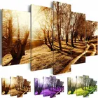 Современное искусство на стену, 5 шт., зимние мертвые ветви, лес, природный пейзаж, фотография гостиной, домашний декор